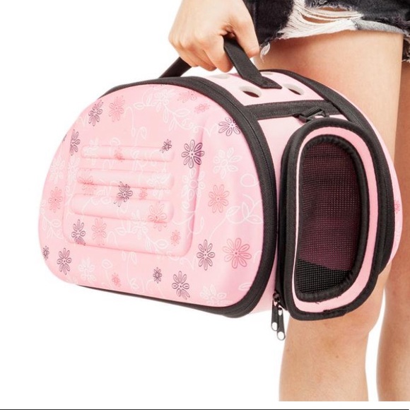 Pink dog carrier - Picture 3 of 5